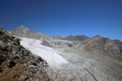 Mattmark Glacier Trail - Blick auf den Allalingletscher