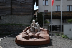 Kristallbrunnen in Saas-Almagell