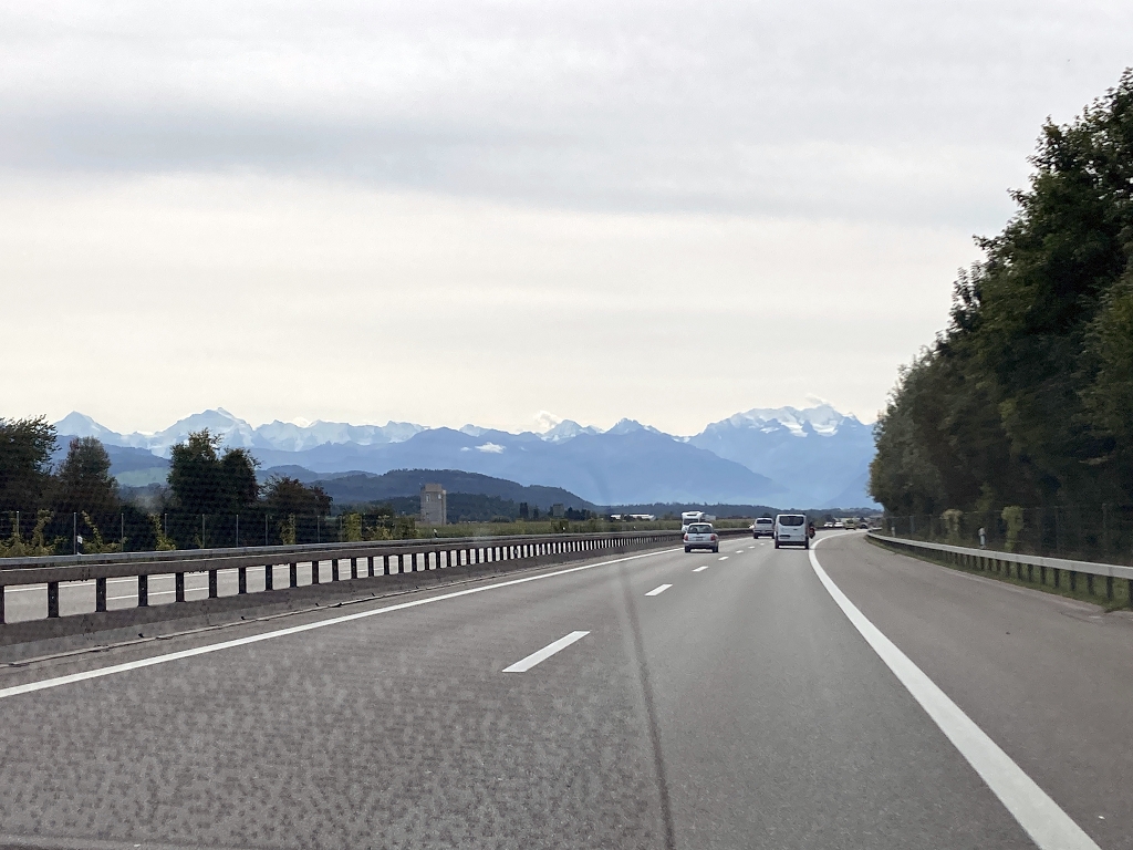Blick auf die Berge