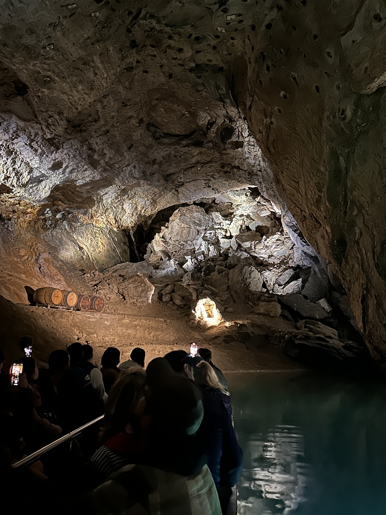 Am Endpunkt der schiffbaren Höhle