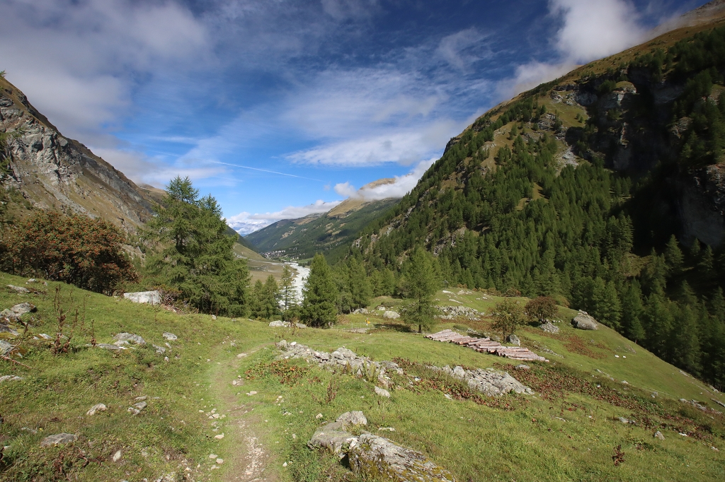 Aufstieg zur Petit Mountet