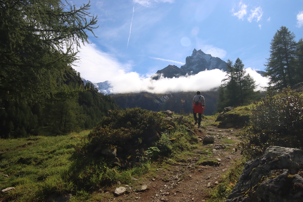 Aufstieg zur Petit Mountet