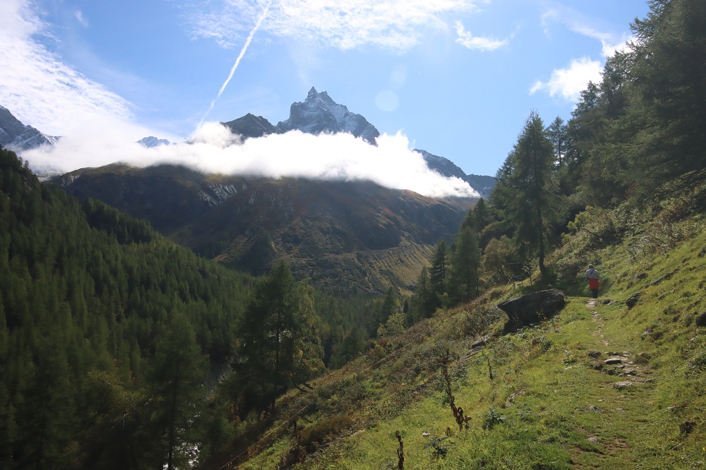 Aufstieg zur Petit Mountet