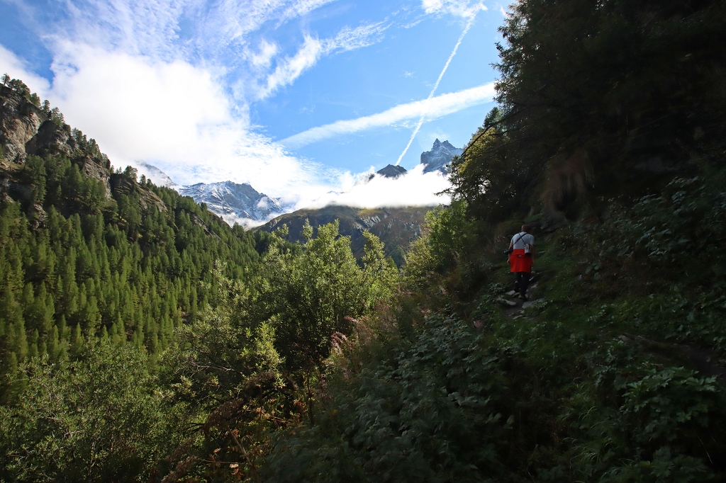 Aufstieg zur Petit Mountet