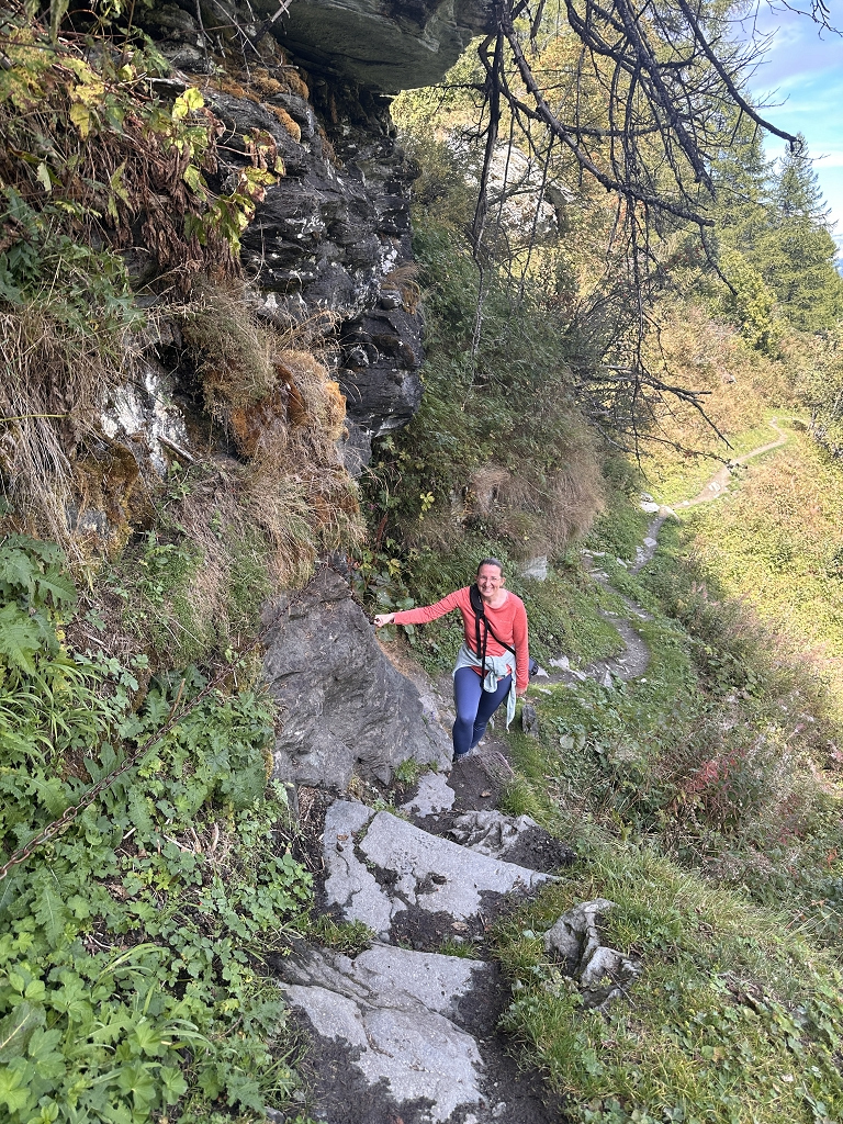 Aufstieg zur Petit Mountet