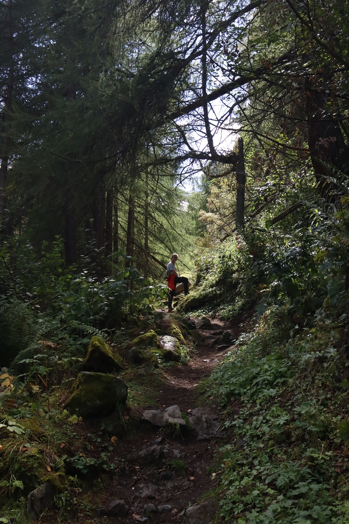 Aufstieg zur Petit Mountet