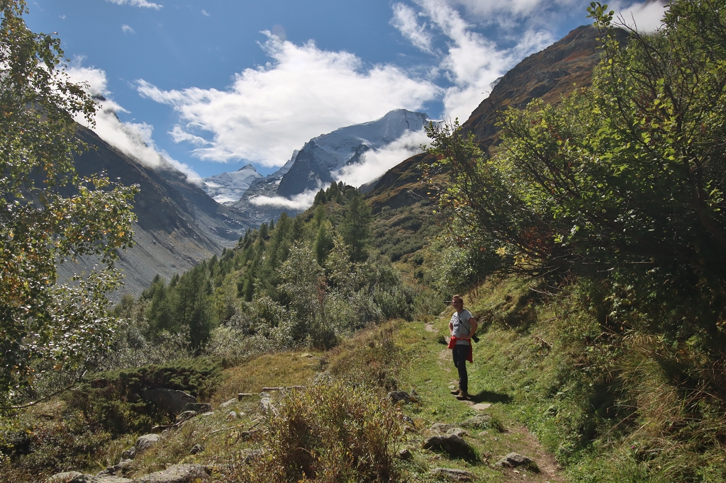 Aufstieg zur Petit Mountet