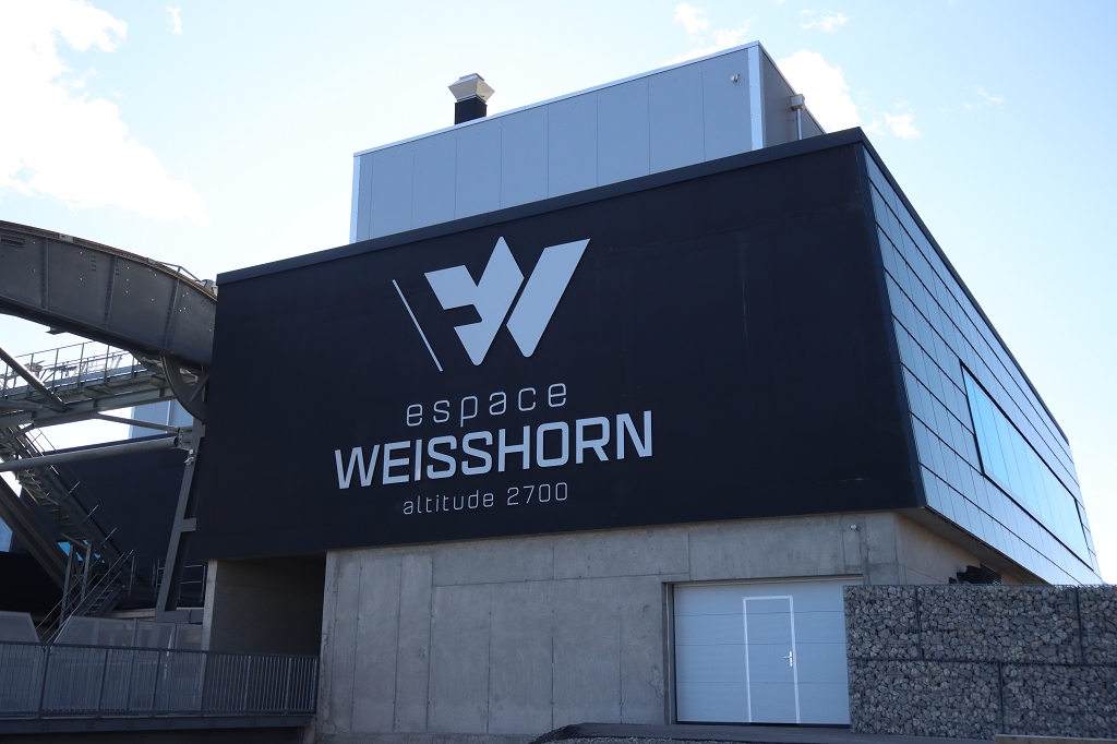 Bergstation Espace Weisshorn auf 2.700 m.ü.M