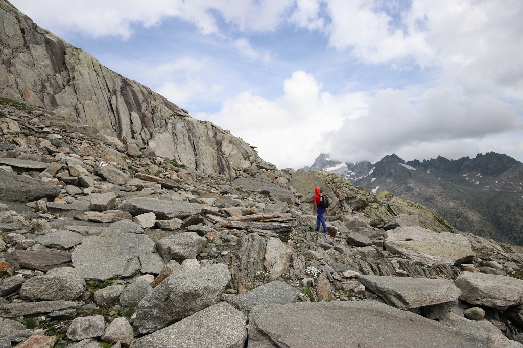 Weg zum Aussichtspunkt auf den Rhonegletscher