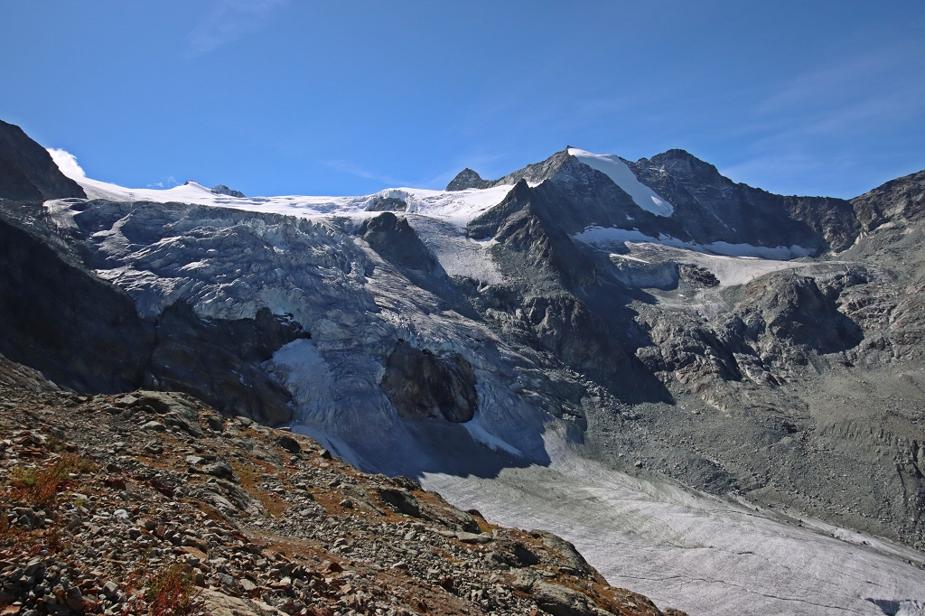 Gletscherabbruch des Moiry-Gletschers