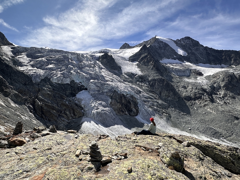 Blick auf den Moiry-Gletscher