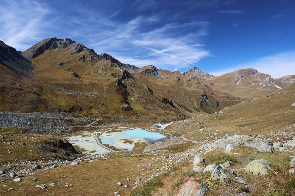 Abstieg von der Cabane de Moiry