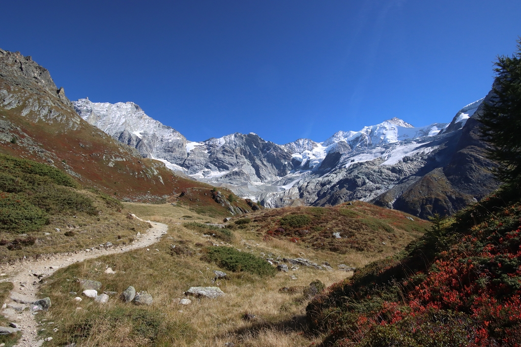Vom Lac d’Arpitettaz über Le Chiesso nach Zinal
