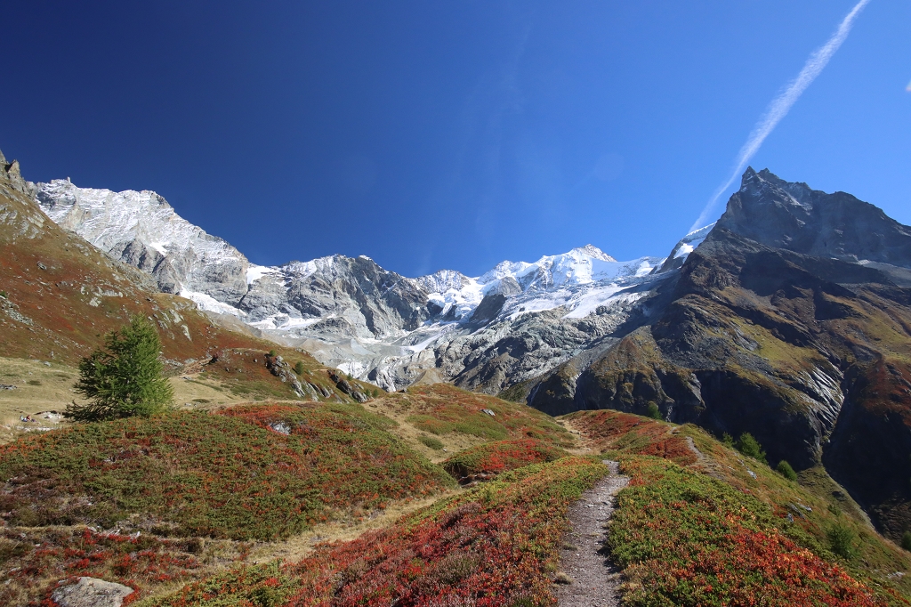 Vom Lac d’Arpitettaz über Le Chiesso nach Zinal