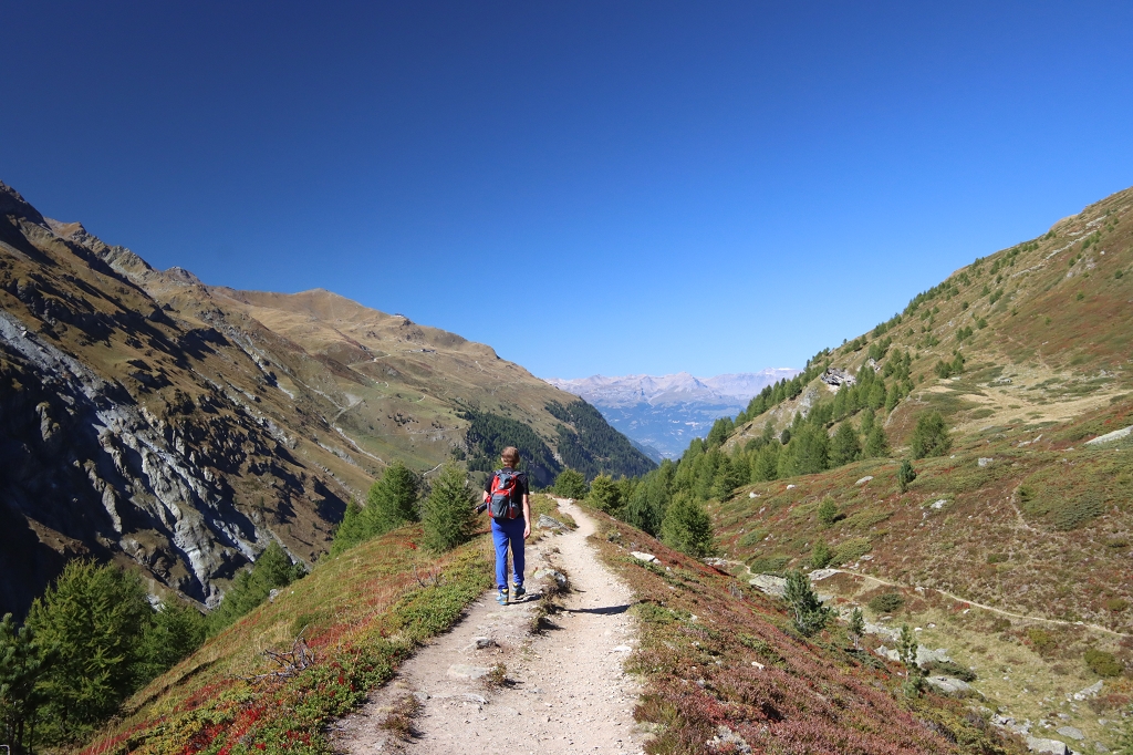 Vom Lac d’Arpitettaz über Le Chiesso nach Zinal