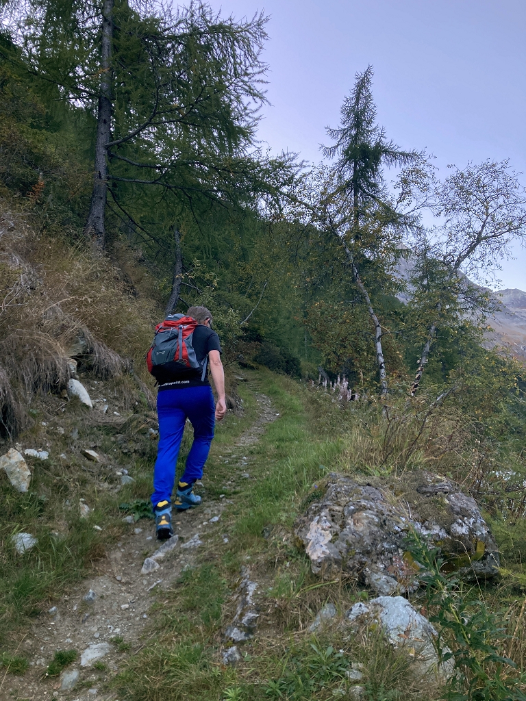 Zustieg zum Pas du Chasseur