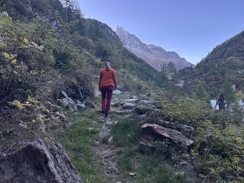 Zustieg zum Pas du Chasseur