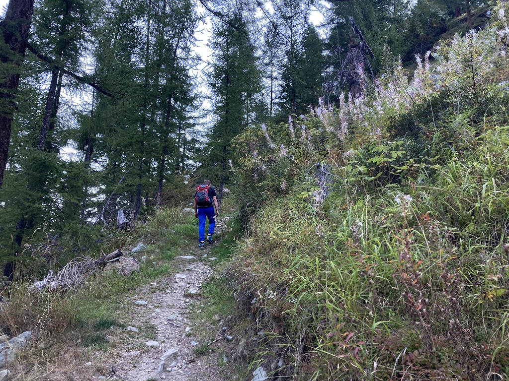 Zustieg zum Pas du Chasseur