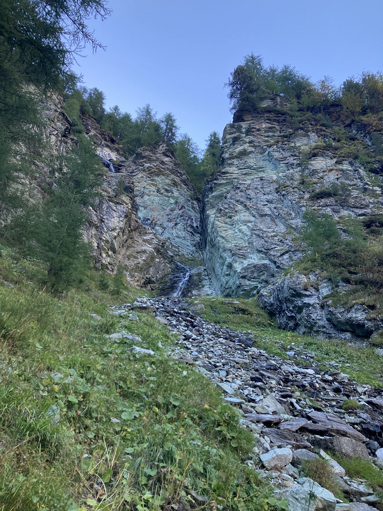 Zustieg zum Pas du Chasseur