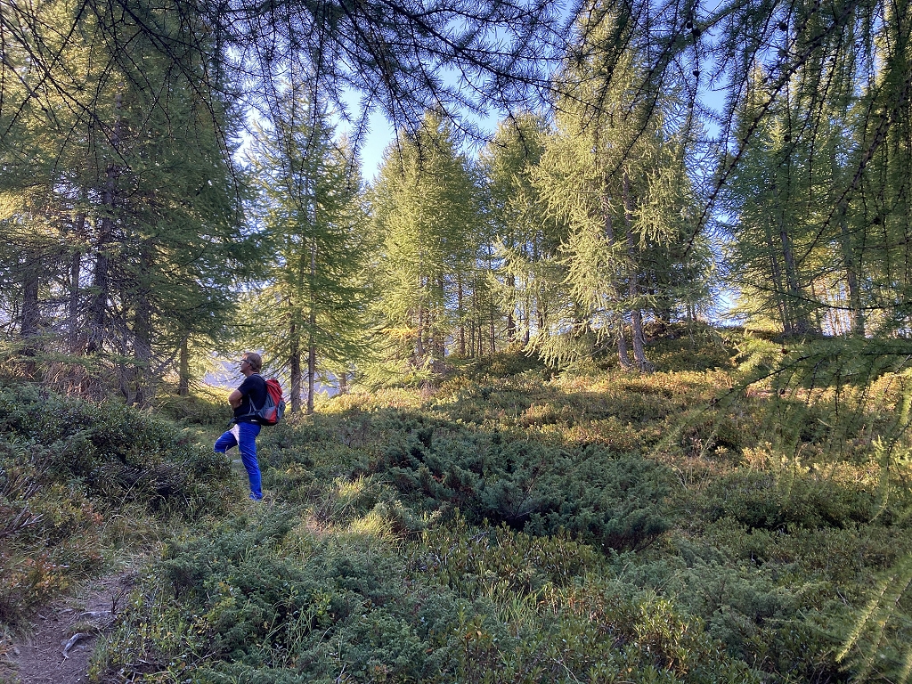 Am Ende des Pas du Chasseur