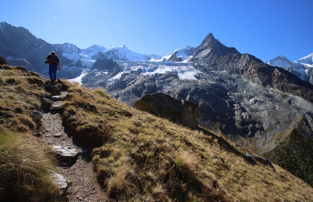 Vom Lac d’Arpitettaz zur Cabane Arpitettaz auf 2.786 Metern Höhe