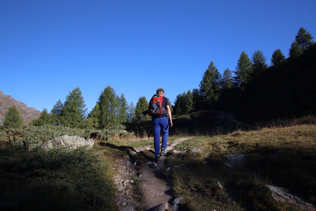 Auf der Normalroute zum Lac d’Arpitettaz auf 2.230 Metern Höhe