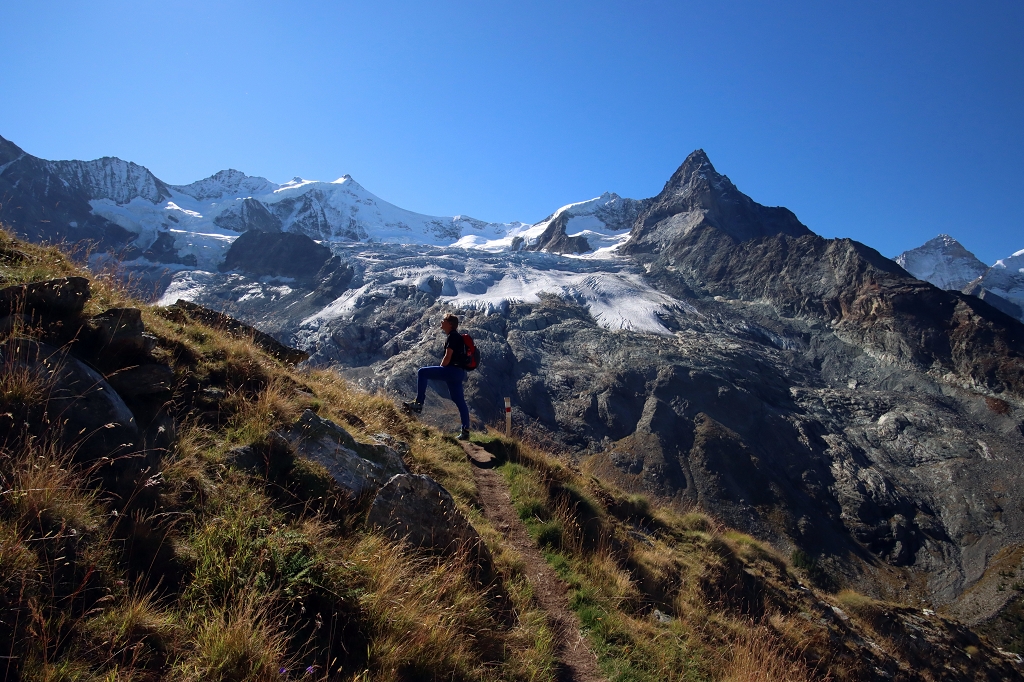 Vom Lac d’Arpitettaz zur Cabane Arpitettaz auf 2.786 Metern Höhe