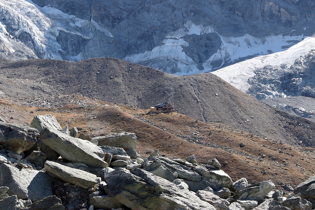 Berghütte Cabane Arpitettaz auf 2.786 Metern Höhe