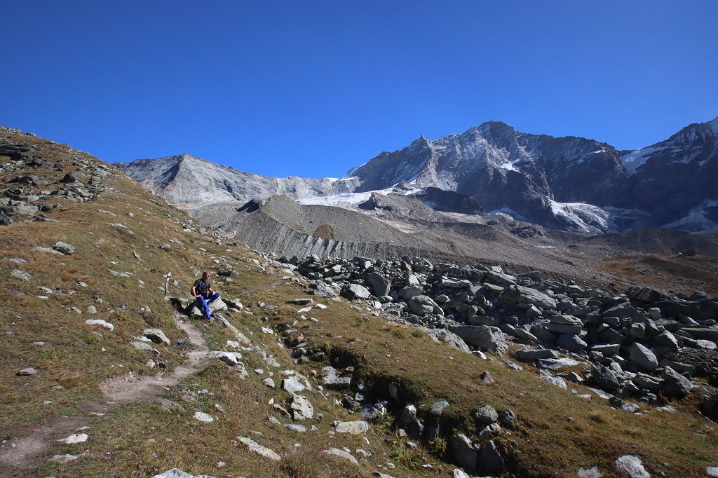 Vom Lac d’Arpitettaz zur Cabane Arpitettaz auf 2.786 Metern Höhe
