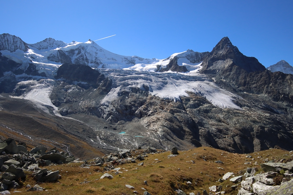 Vom Lac d’Arpitettaz zur Cabane Arpitettaz auf 2.786 Metern Höhe