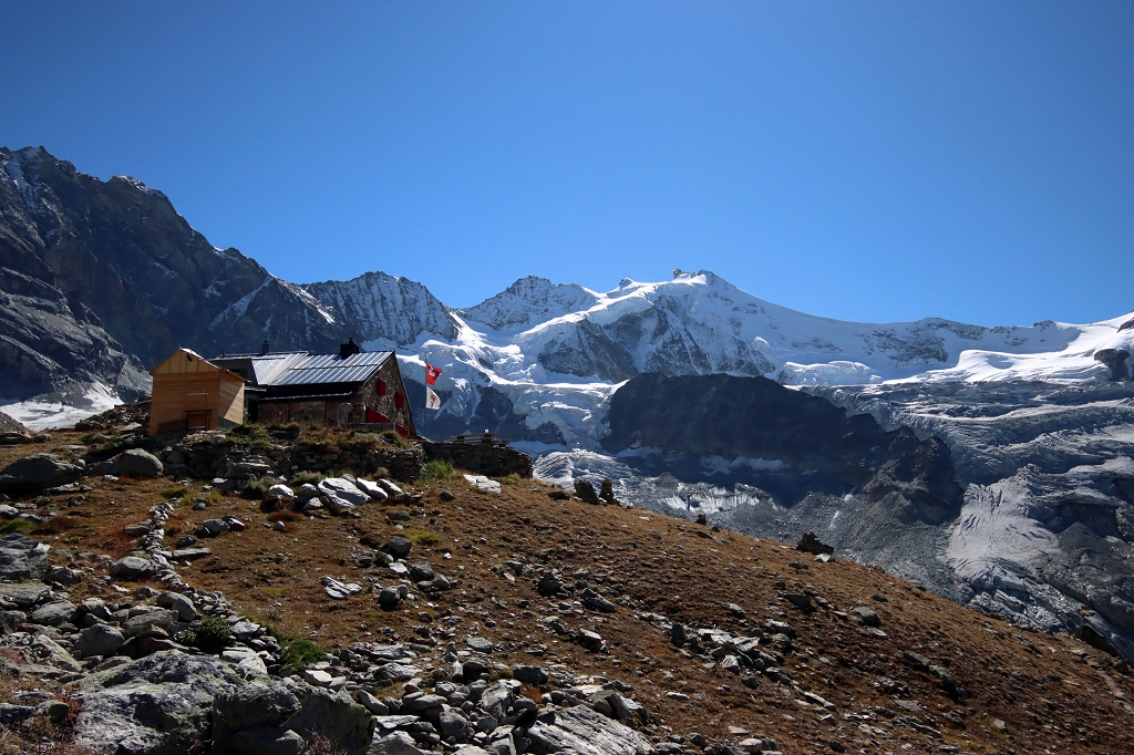 Cabane Arpitettaz auf 2.786 Metern Höhe