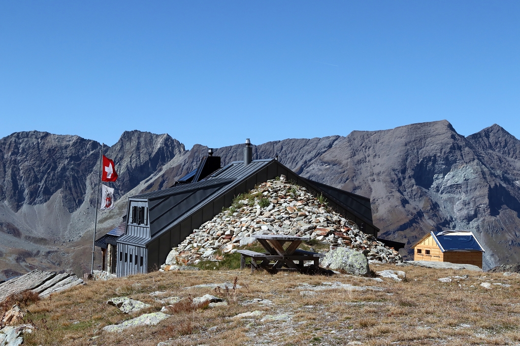 Cabane Arpitettaz auf 2.786 Metern Höhe