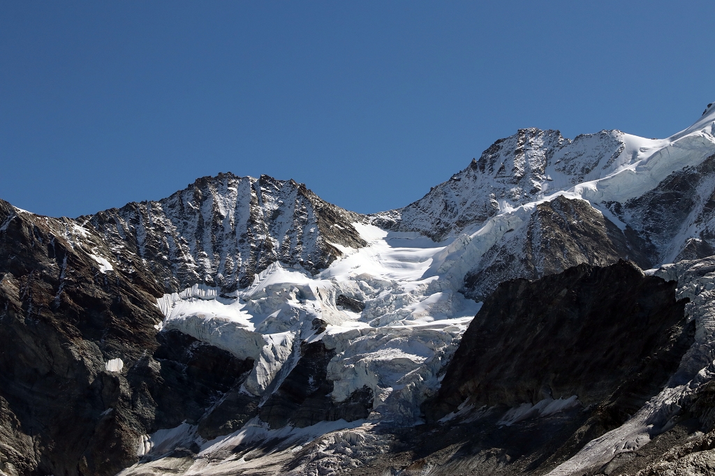 Abstieg von der Cabane Arpitettaz zum Lac d’Arpitettaz