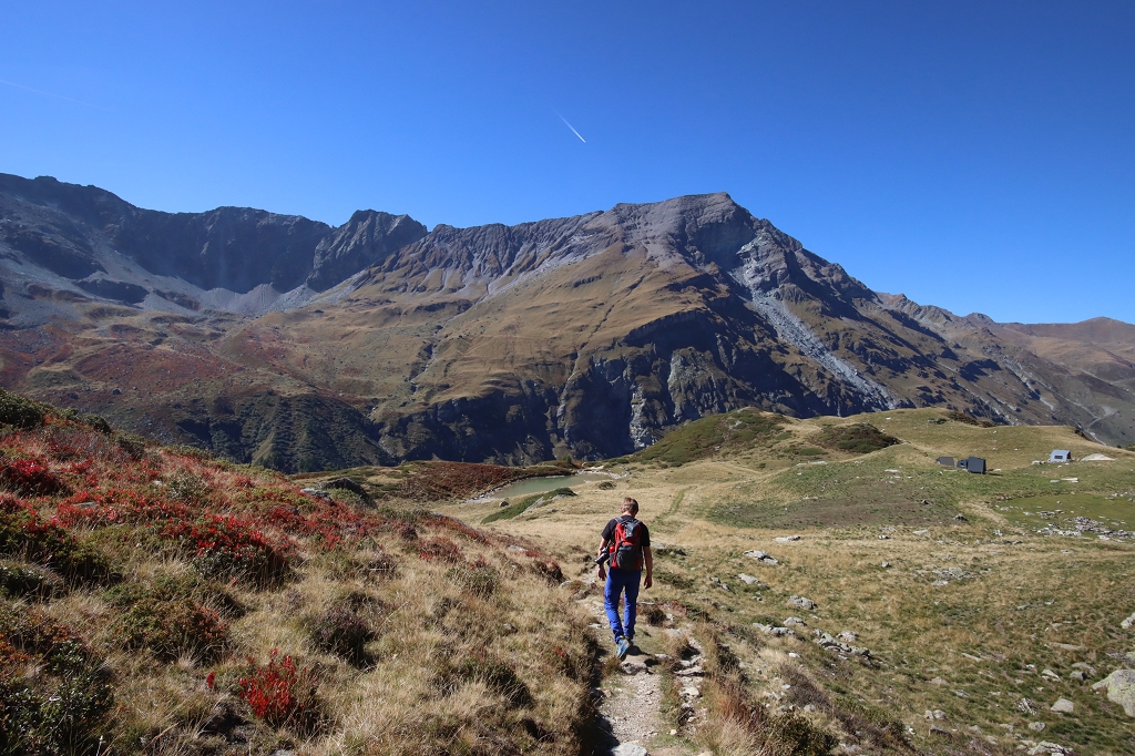 Abstieg von der Cabane Arpitettaz zum Lac d’Arpitettaz