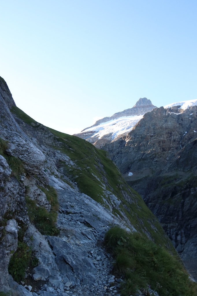 Wetterhorntrek: Von der Glecksteinhütte zur Schwarzwaldalp - Abstieg von der Glecksteinhütte