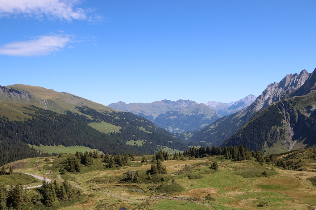 Wetterhorntrek: Von der Glecksteinhütte zur Schwarzwaldalp - Blick von der Großen Scheidegg