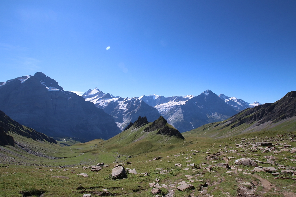 Vom Chrinnenboden weiter zum Einstieg des Schwarzhorn-Klettersteigs