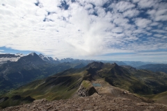 Klettersteig auf das Schwarzhorn - Ausblicke kurz vorm Gipfel