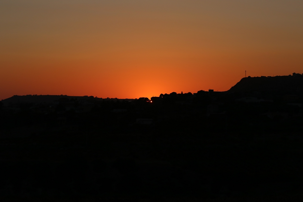 Sonnenuntergang in Punta Grande Sizilien