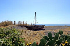 Boot auf Stromboli