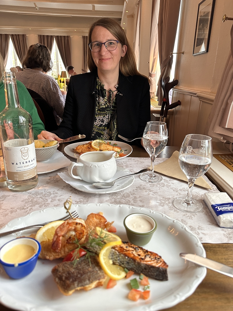 Abendessen im Restaurant "Alte Schule"