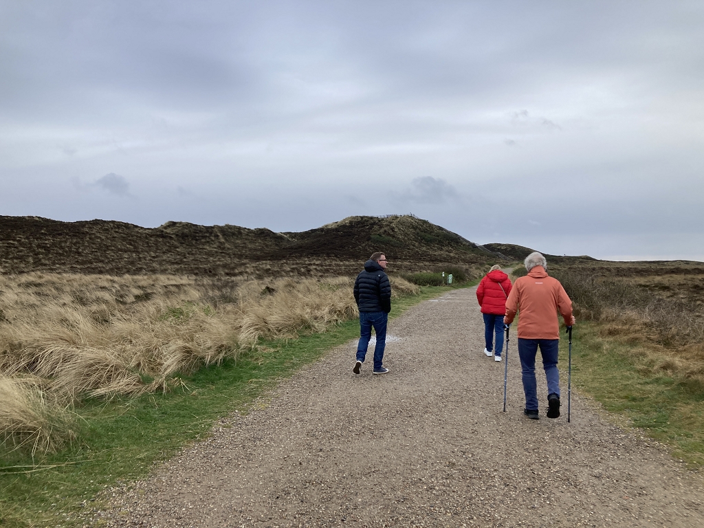 Auf dem Weg zur Aussichtsdüne "Uwe-Düne"