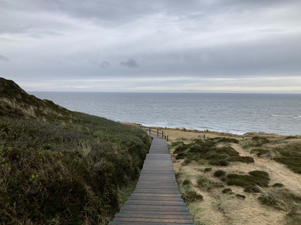 Auf dem Weg zum Roten Kliff auf Sylt