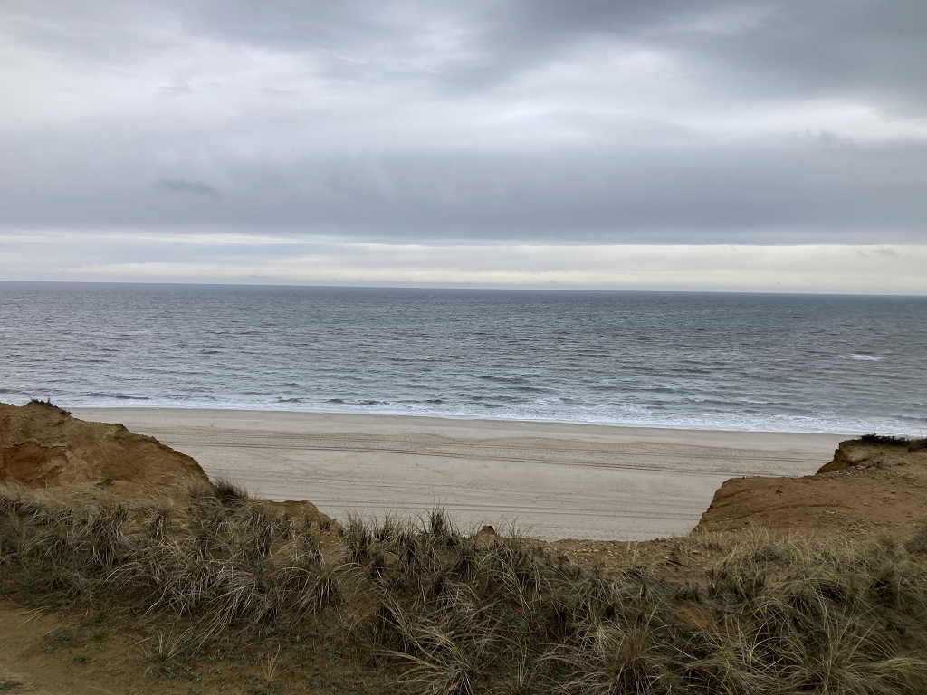 Auf dem Weg zum Roten Kliff auf Sylt