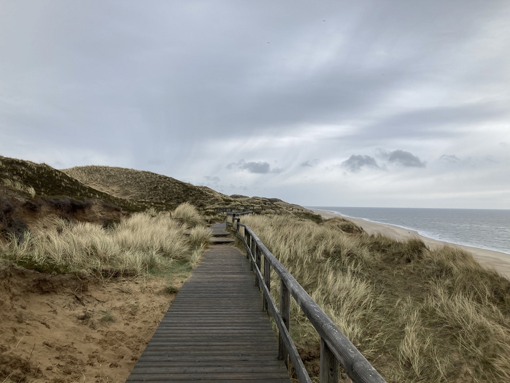 Auf dem Weg zum Roten Kliff auf Sylt