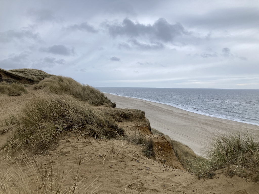 Auf dem Weg zum Roten Kliff auf Sylt