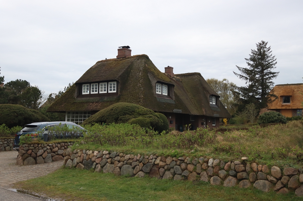 Reetgedeckte Häuser auf Sylt