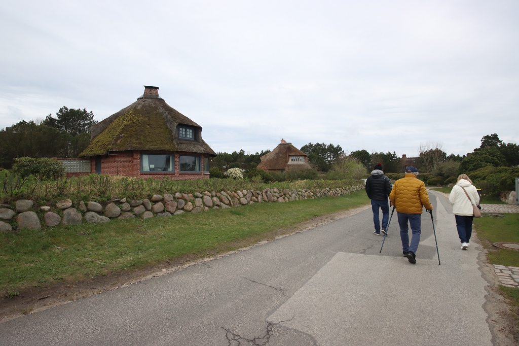 Reetgedeckte Häuser auf Sylt