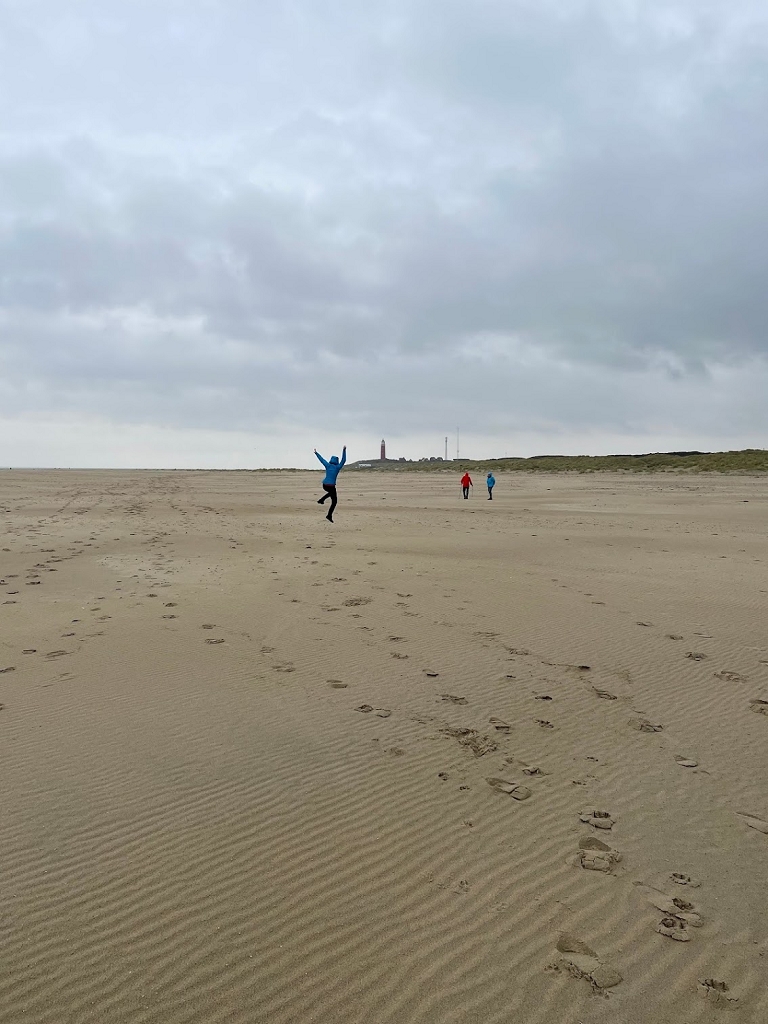 Spaziergang am Strand Texel