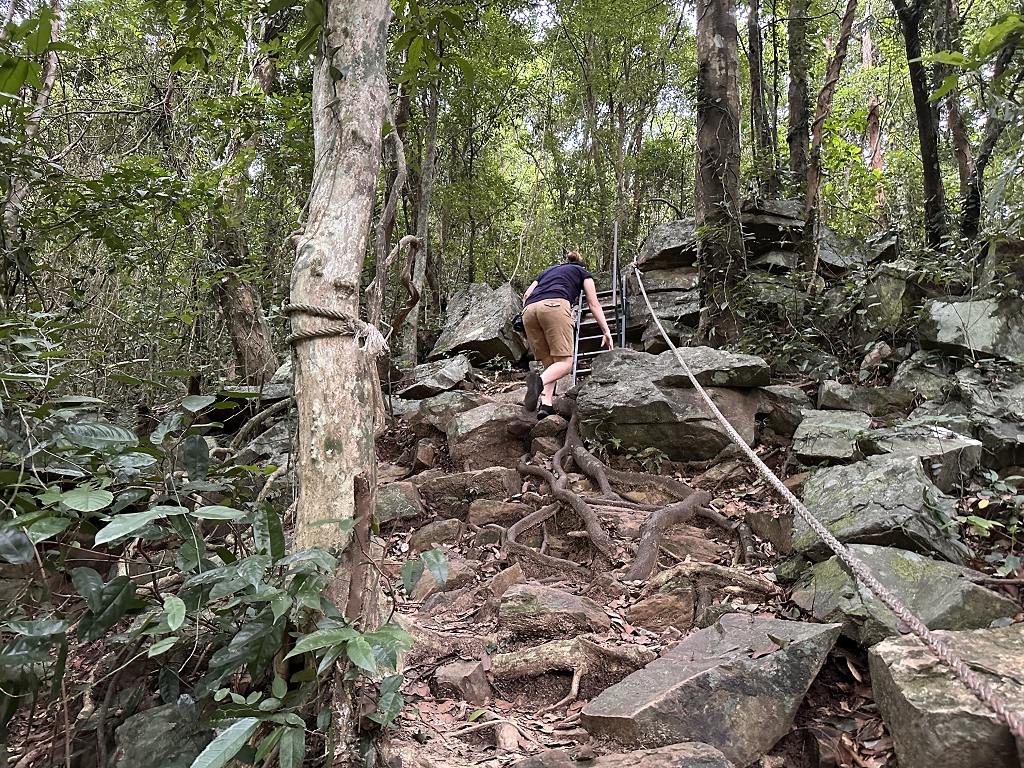 Anspruchsvoller Weg durch den Phong Nha-Ke Bang-Nationalpark